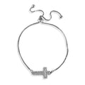 Cross Bracelet -Silver