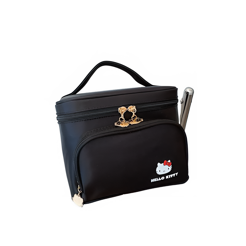 Sanrio Hello Kitty Handbag Cosmetic Bag Hot Selling Item New Product Kawaii Cartoon High-Capacity Outdoors Campus Adult Student