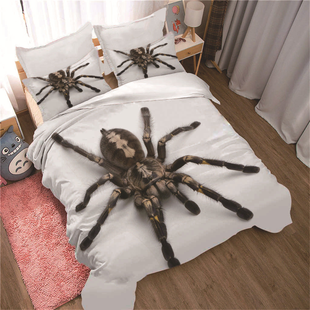 Little Spider Cross Duvet Cover Three Piece Set