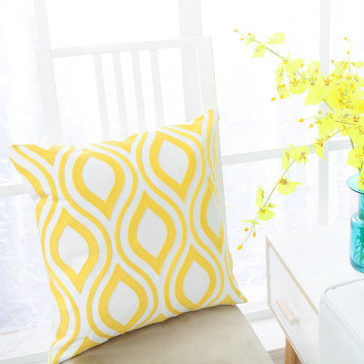 Sofa cushion and pillowcase
