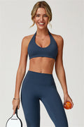 The Boost Halter Sports Bra Isabella Leggings 2-Piece Set