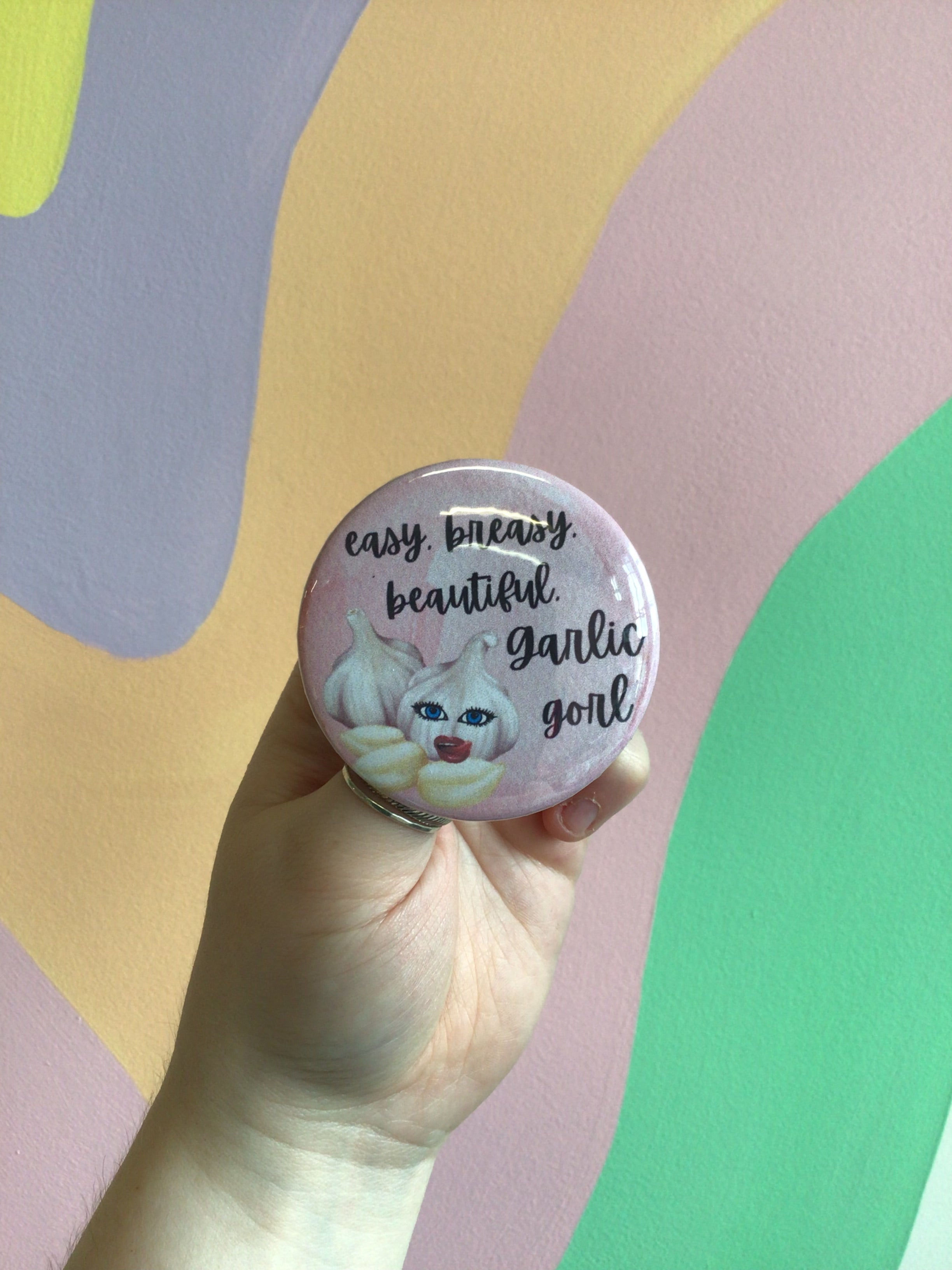 Garlic Gorl Pin