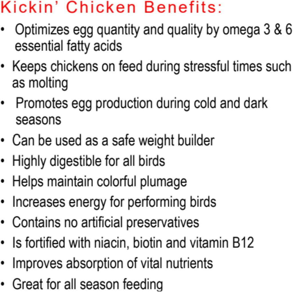Healthycoat Kickin' Chicken Food Supplement for Poultry Omega Support Gallon