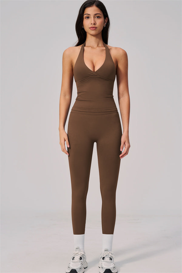 The Align V-Halter Top Leggings 2-Piece Set