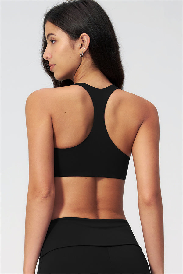 The Evoke Racerback Sports Bra Straight Leg Pants 2-Piece Set