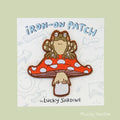 Froggy Mushroom Embroidered Patch