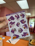 Mr. Shark Sticker Sheet