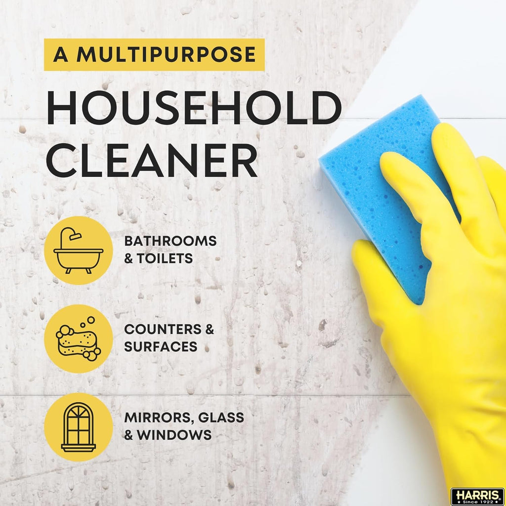 Harris 30% Vinegar Cleaner 1 Gallon 4-Pack w/ Free Sprayer Home Outdoor