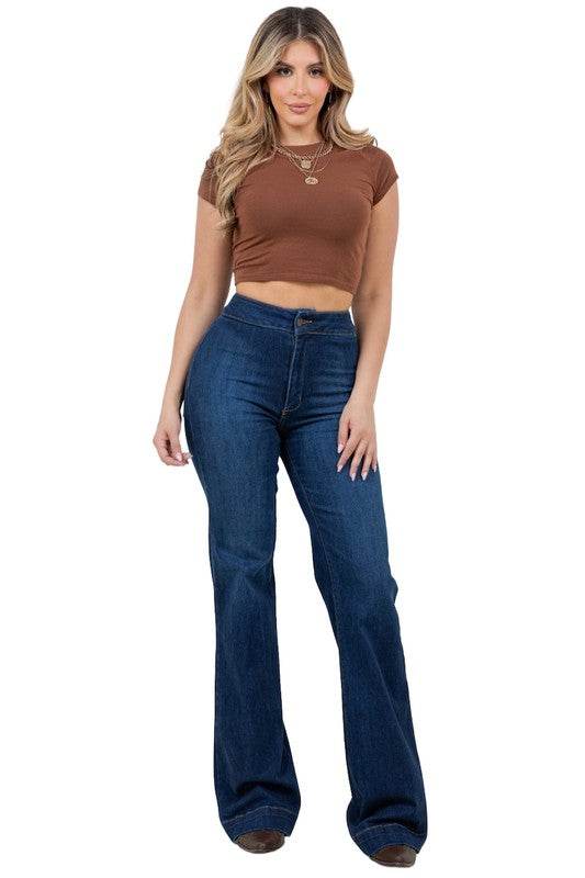 Harley Wide Leg Dark Blue- Inseam 34