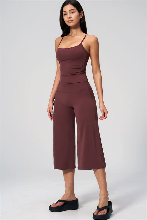 The Nexus Tank Top Wide-Leg Crop 2-Piece Set