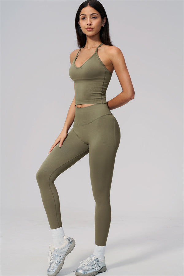 The Camille Crop Top Leggings 2-Piece Set
