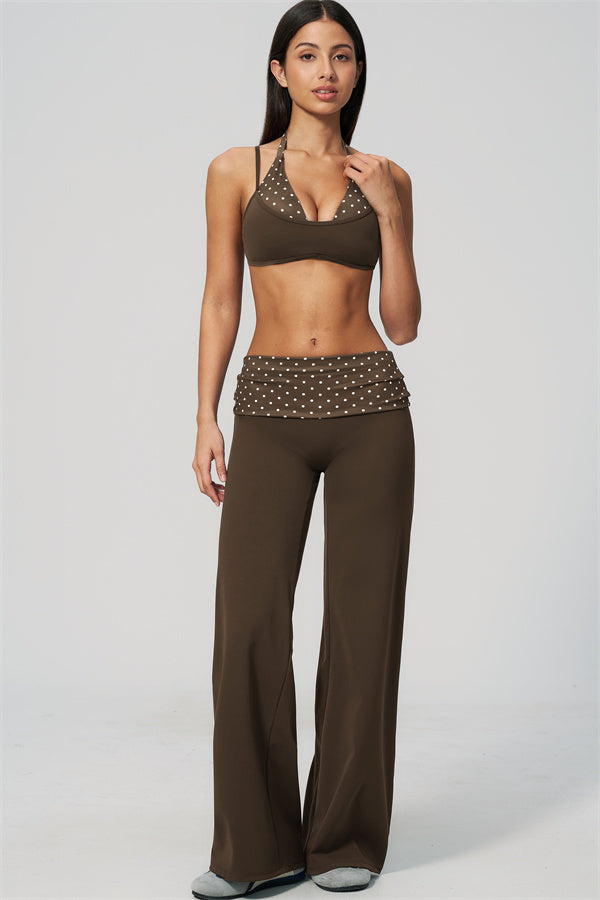 The Enliven Sports Bra Straight Leg Pants 2-Piece Set