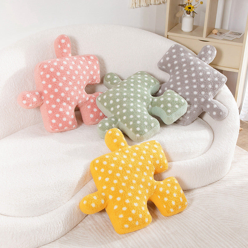 Puzzle Cushion Plush Toy Sofa Cushion