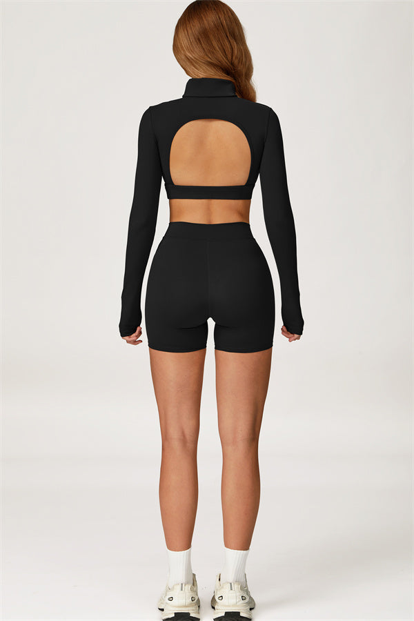 The Axis Crop Top Shorts 2-Piece Set