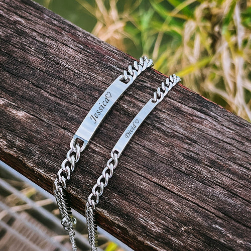 2pcs Set Custom Couple Bracelet