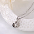 Men's And Women's Fashion Minimalist Clavicle Chain Projection Stone
