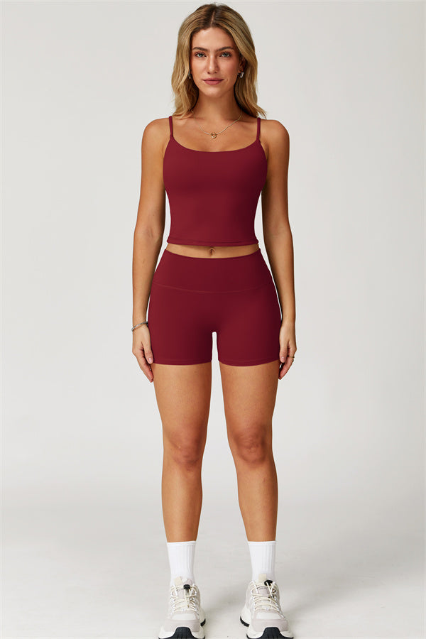 The Agile Crop Top Shorts 2-Piece Set