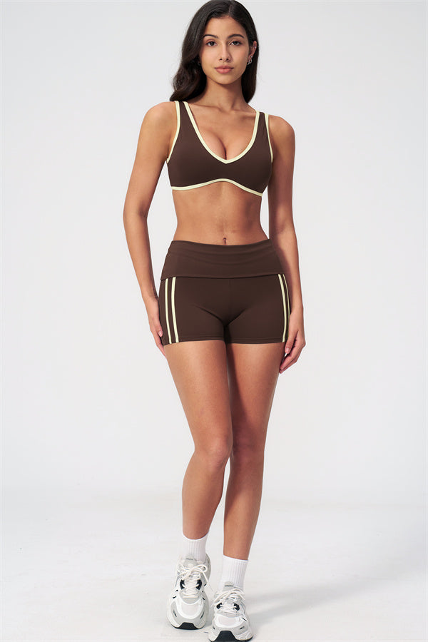 The Evoke Sports Bra Shorts 2-Piece Set