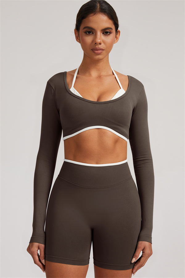 The Elevate Long Sleeve Crop top