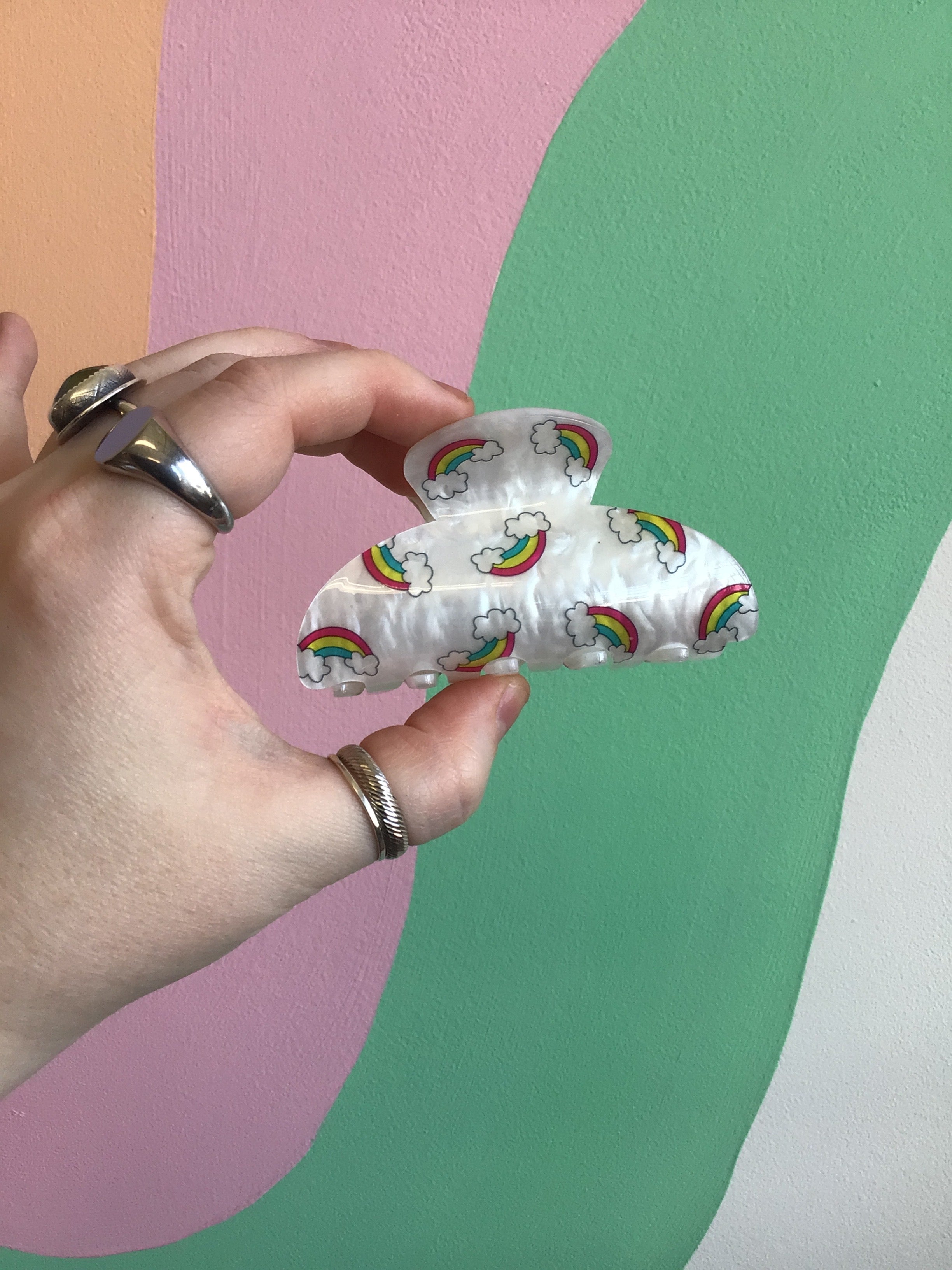 Rainbow Hair Claws