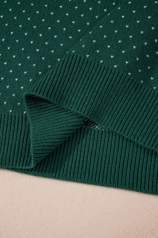 Plus Size Christmas Snowflake Crewneck Sweater