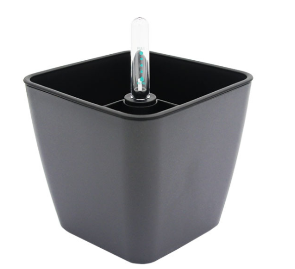 Smart absorbent plastic flower pot