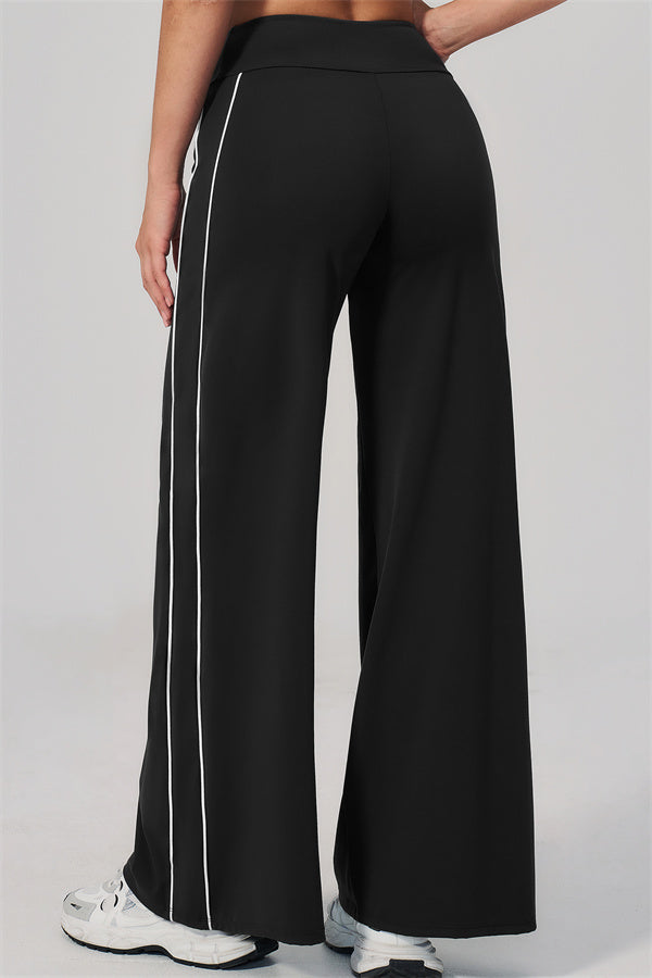 The Breathe Crop Top Straight Leg Pants 2-Piece Set