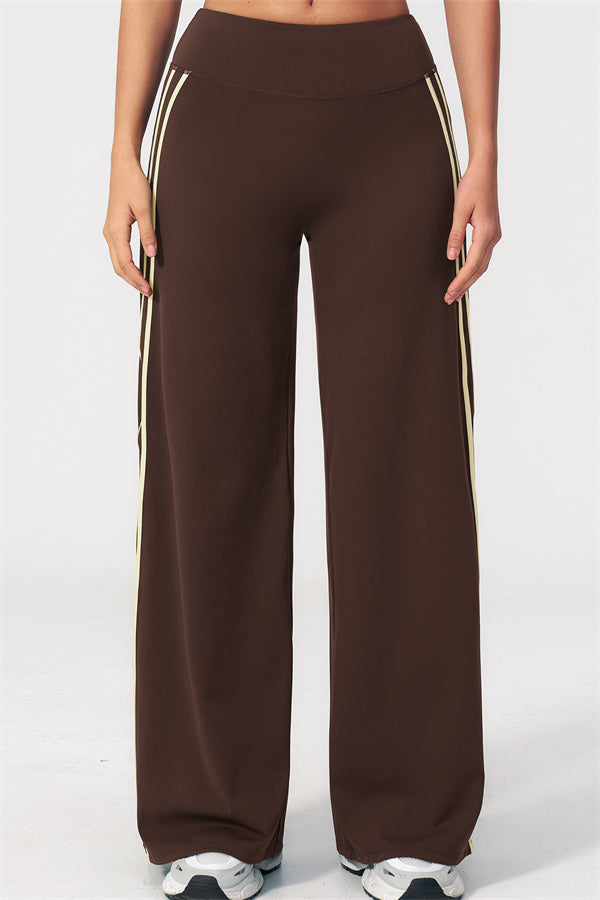 The Evoke Racerback Sports Bra Straight Leg Pants 2-Piece Set