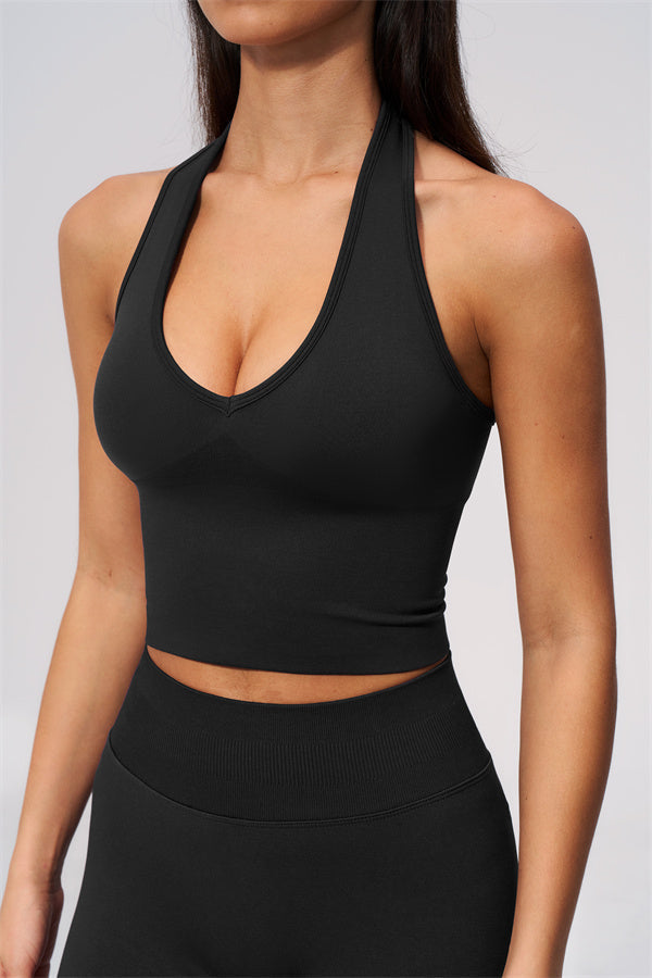 The New Allure Halter Top Capri Leggings 2-Piece Set