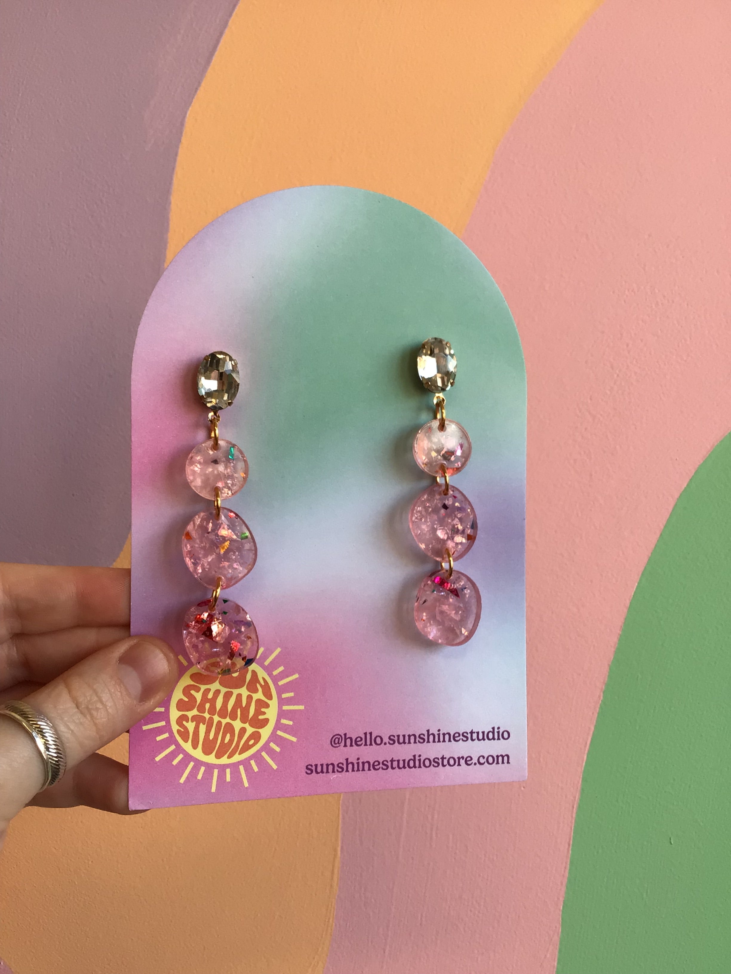 Disco Confetti Earrings