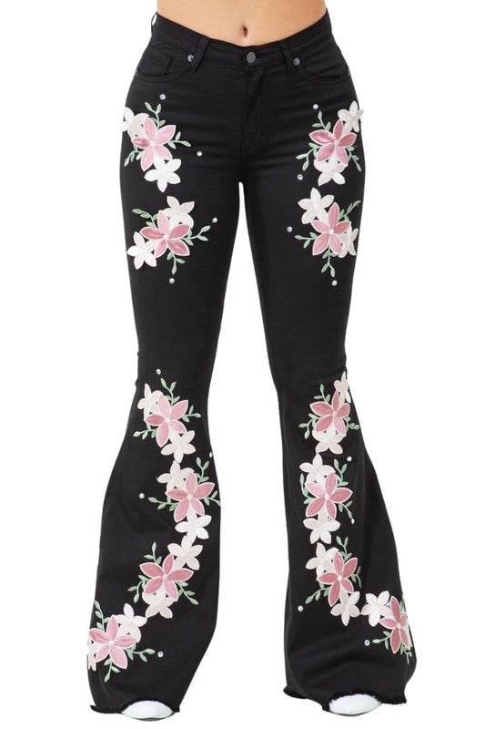Angela Bell Bottom Jean - inseam 34