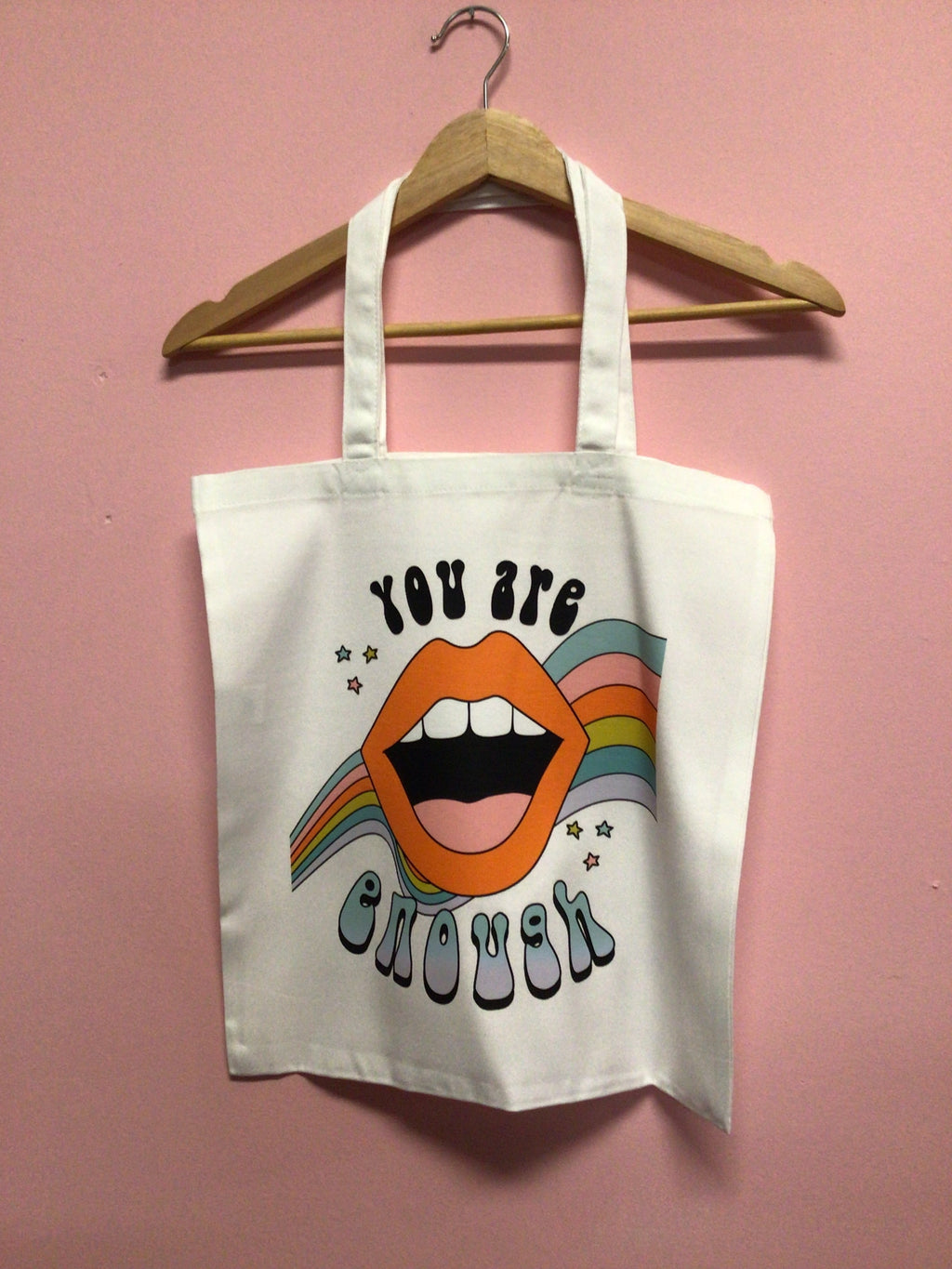 Colorful Graphic Print Tote bags