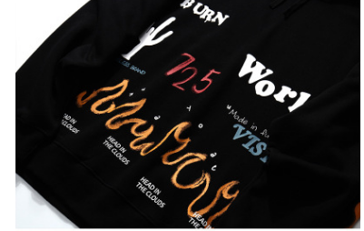 Fun letter printed sweatshirt