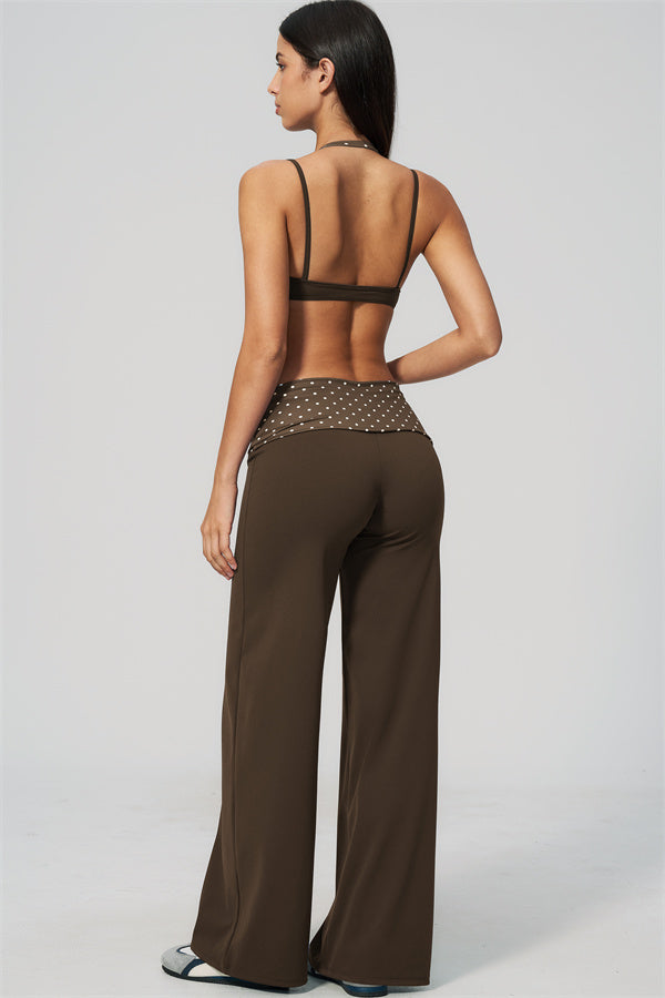 The Enliven Sports Bra Straight Leg Pants 2-Piece Set