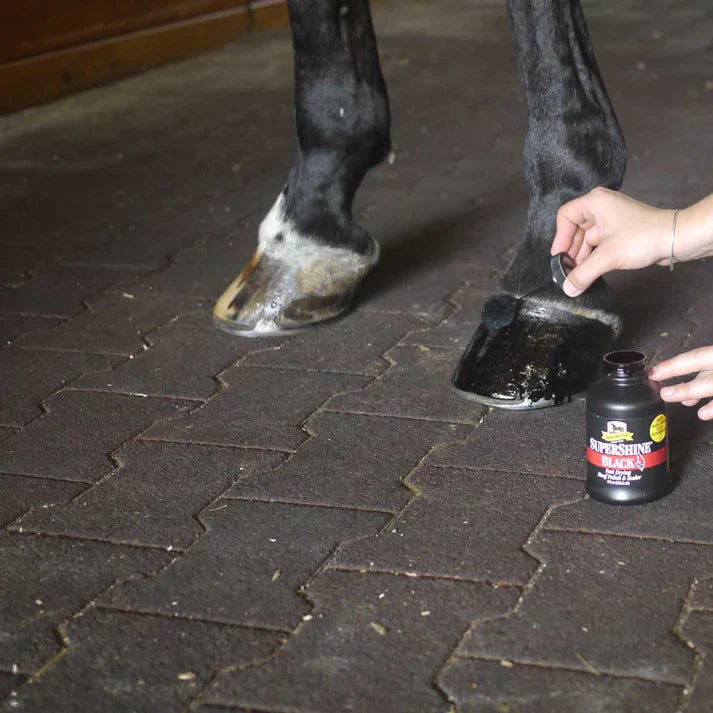 Absorbine SuperShine Hoof High Gloss Polish Shine and Sealer 8 oz.