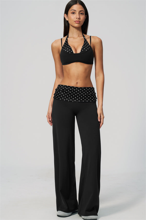 The Enliven Sports Bra Straight Leg Pants 2-Piece Set