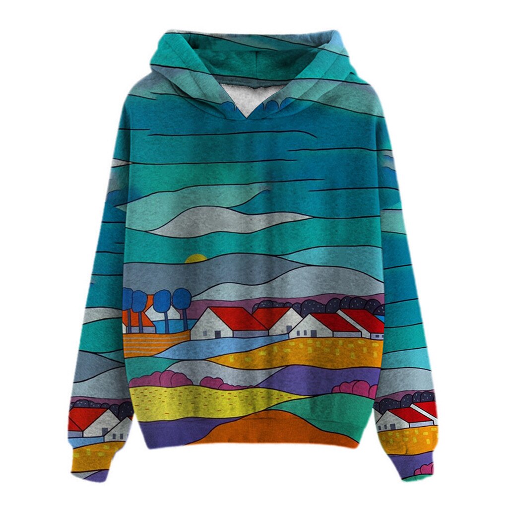 Cat print sweatshirt