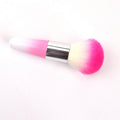 Color plastic makeup brush