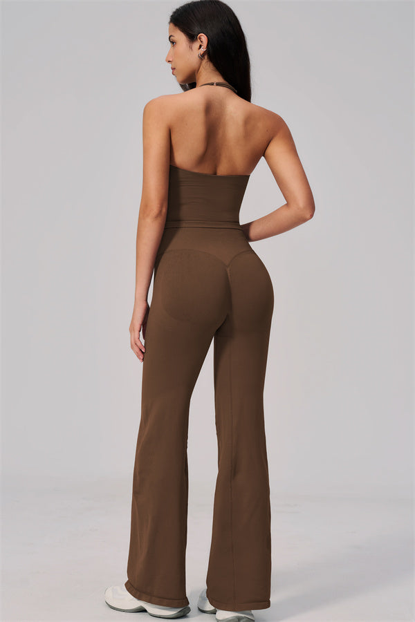 The Align Halter Tank Top Flared Leggings 2-Piece Set