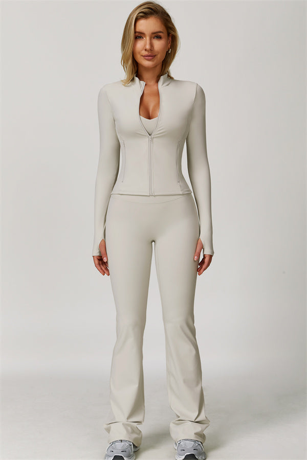 The Refresh Jacket Flared Leggings 2-Piece Set