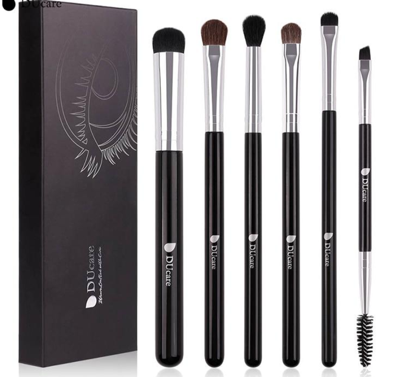 6 makeup brush set double head makeup brush double eye shadow brush beauty tools