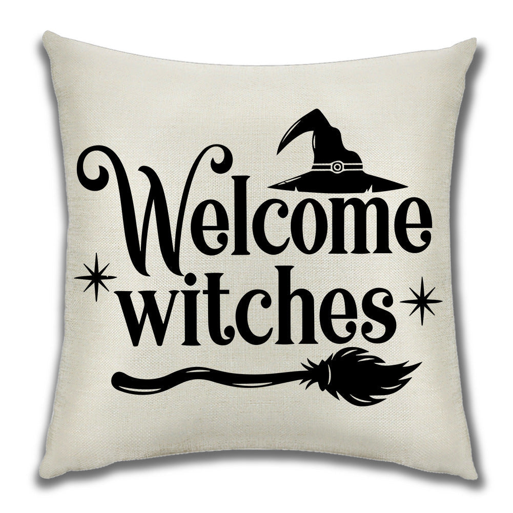Cartoon Pumpkin Castle Sofa Cushion Cushion Pillowcase