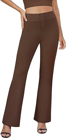 Business-Casual High-Waisted Stretch Trousers for Women