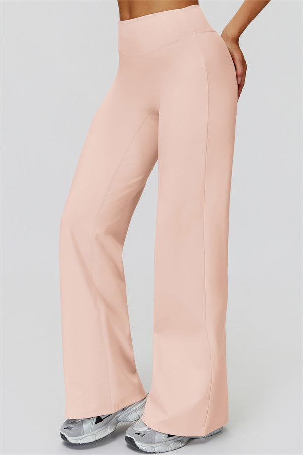 The FemmeFit Zip Jacket Straight Leg Pants 2-Piece Set