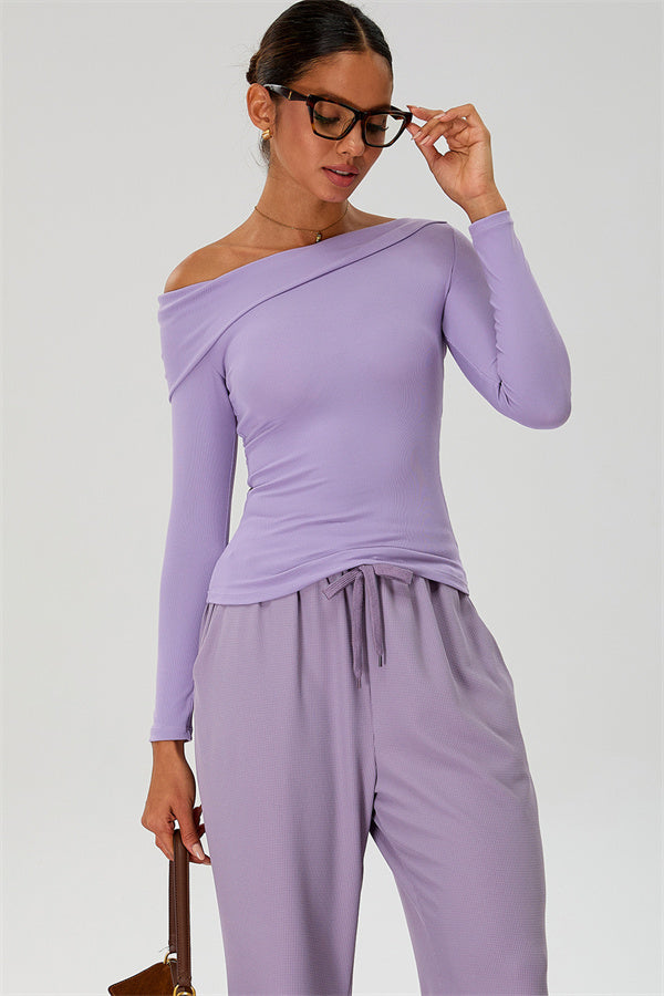 The Rush Off-shoulder T-shirt Sweatpants 2-Piece Set