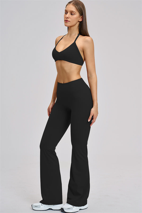 The Zestful Sports Bra Flared Leggings 2-Piece Set