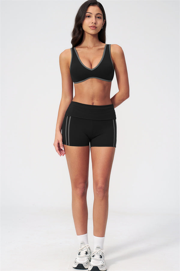 The Evoke Sports Bra Shorts 2-Piece Set