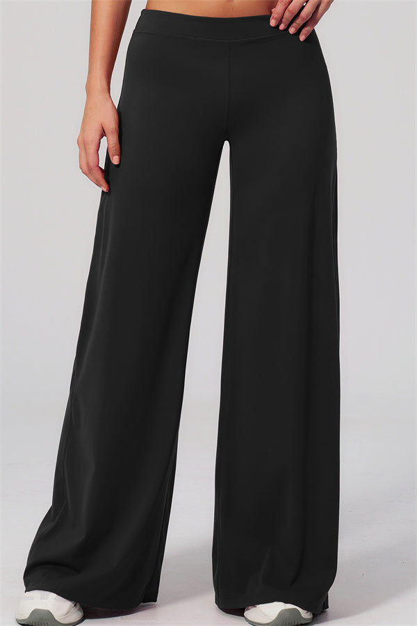 The Revive Crop Top Straight Leg Pants 2-Piece Set
