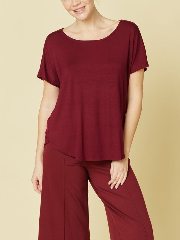 BAMBOO CASUAL DOLMAN SLEEVE TOP