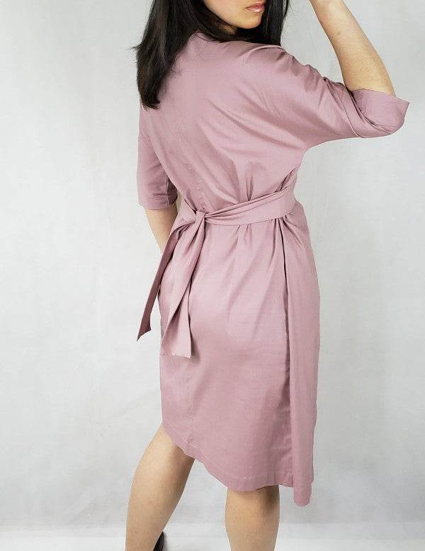 White Dress jacket 3/4 sleeve ties in front with p
